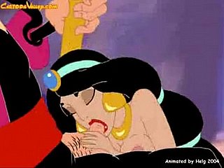 Arabian Nights - Księżniczka Jasmine fucked przez złego czarodzieja