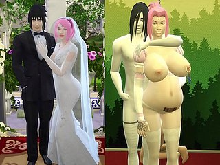 La Bodada De Sakura Parte 4 Naruto Hentai Esposa Obediente Y Domesticada Preñada de Sus Violadores Se Casa Al Frente de Su Marido Cornudo Y Triste Netroare