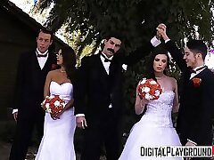 DigitalPlayground - Cenas de Belles de Casamento 2 Casey Calvert Bra
