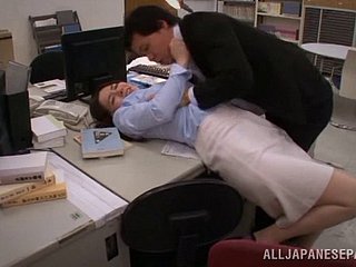Pulling Asian chick alongside a hot pain in the neck sucking a stranger's bushwa