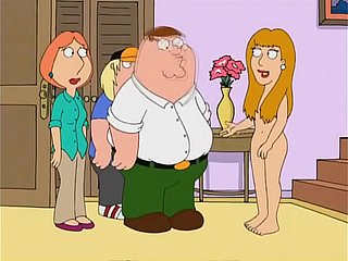 Unnoticed Guy - nudystów (Family Guy - In one's birthday suit Visit)