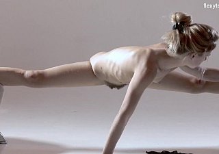 Russian hot flimsy gymnast Rita Mochalkina