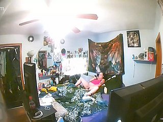 اشتعلت على Ringcam ممارسة الجنس