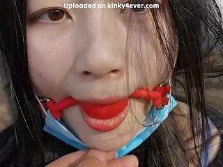 Chinese Doll Outdoor Bondage Crude Porn