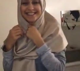 Off colour arab muslim khăn trùm đầu cô gái video bị rò rỉ